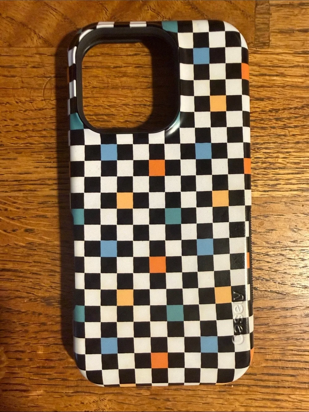 Casely iphone 16 pro case nwt checkerboard skater ska vintage rockabilly